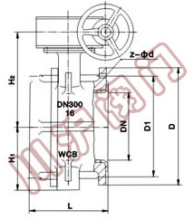 襯氟蝶閥,結(jié)構(gòu)圖