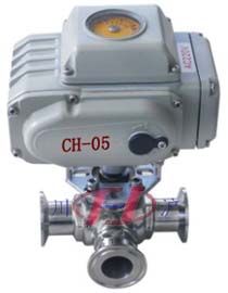 衛(wèi)生級電動球閥 (二通閥體結(jié)構(gòu))