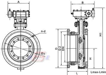 伸縮蝶閥,結(jié)構(gòu)圖