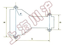 DBY電動隔膜泵 安裝尺寸表及尺寸圖
