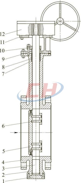 圖8鑄造CL150低溫蝶閥