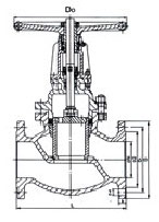平衡式柱塞閥結(jié)構(gòu)圖